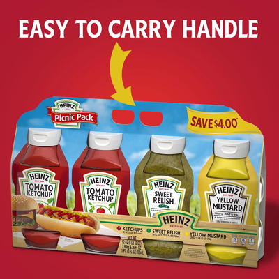 Heinz Condiments Picnic Pack (4 pk)