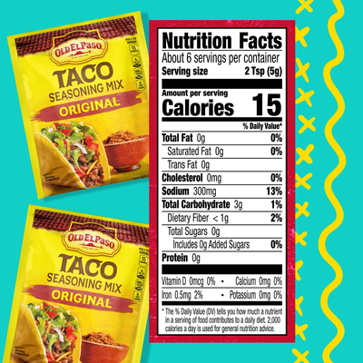 Old El Paso Original Taco Seasoning (1 oz 10 pk)