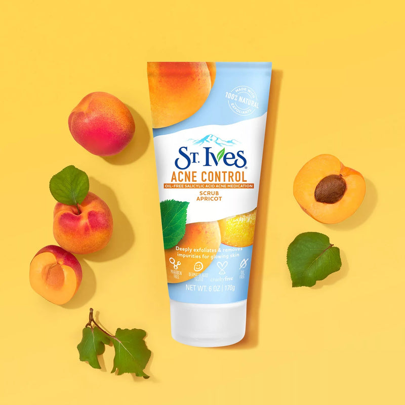 St. Ives Acne Control Apricot Scrub (6 oz 3 pk)