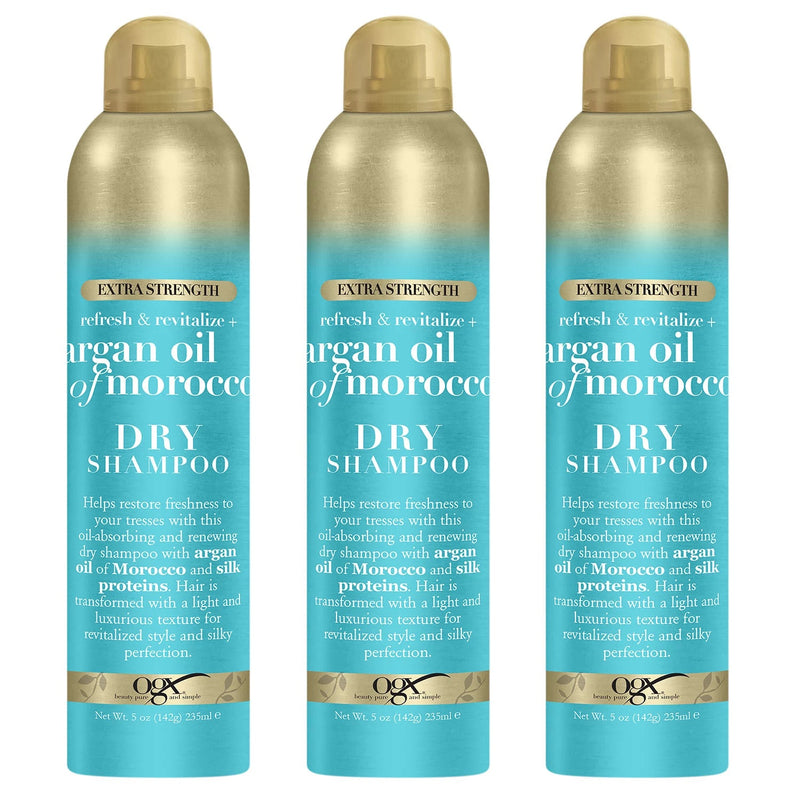 OGX Extra Strength Refresh and Revitalize Argan Oil of Morocco Dry Shampoo (5 oz. 3 pk)