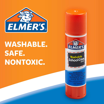 Elmer's Washable All Purpose School Glue Sticks Clear 60ct