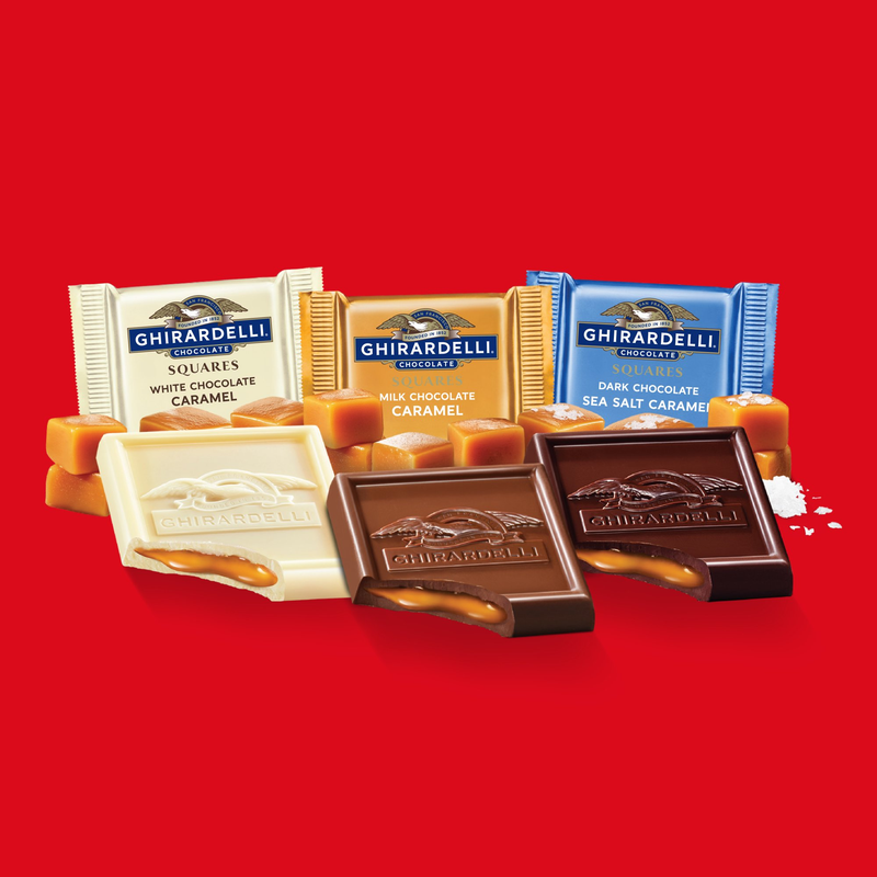 GHIRARDELLI Chocolate Caramel Squares Assortment  (16.1 Oz)