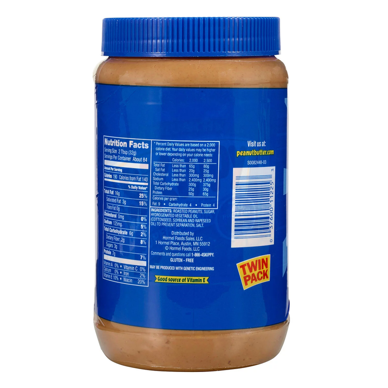 Skippy Super Chunk Peanut Butter (48 oz 2 pk)