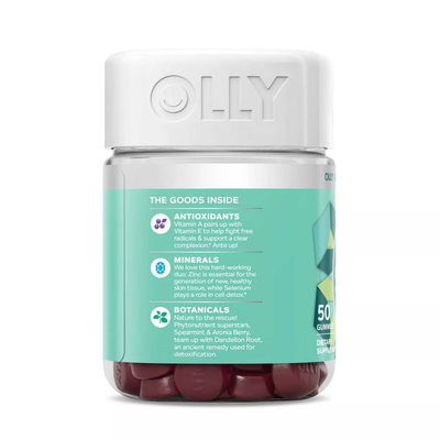 OLLY Flawless Complexion Chewable Gummies - Berry Fresh (50ct)