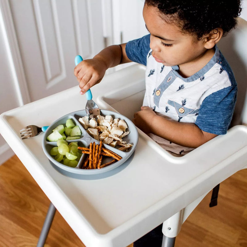 green sprouts Learning Plate made from Silicone