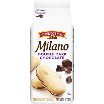 Pepperidge Farm Milano Double Dark Chocolate Cookies (7.5 oz Bag)