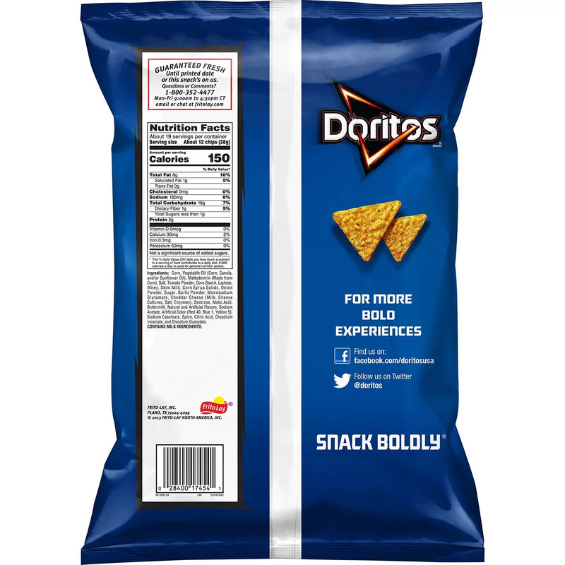 Doritos Cool Ranch Tortilla Chips (18.875 oz)