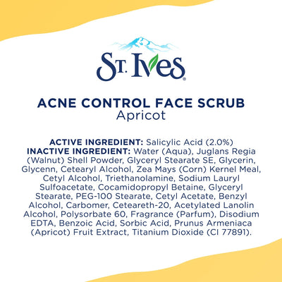 St. Ives Acne Control Apricot Scrub (6 oz 3 pk)