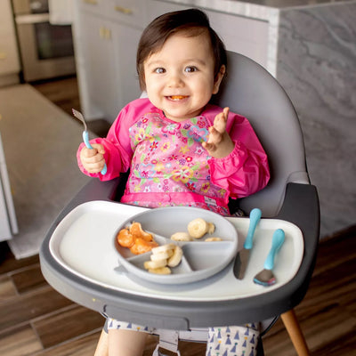 green sprouts Learning Plate made from Silicone