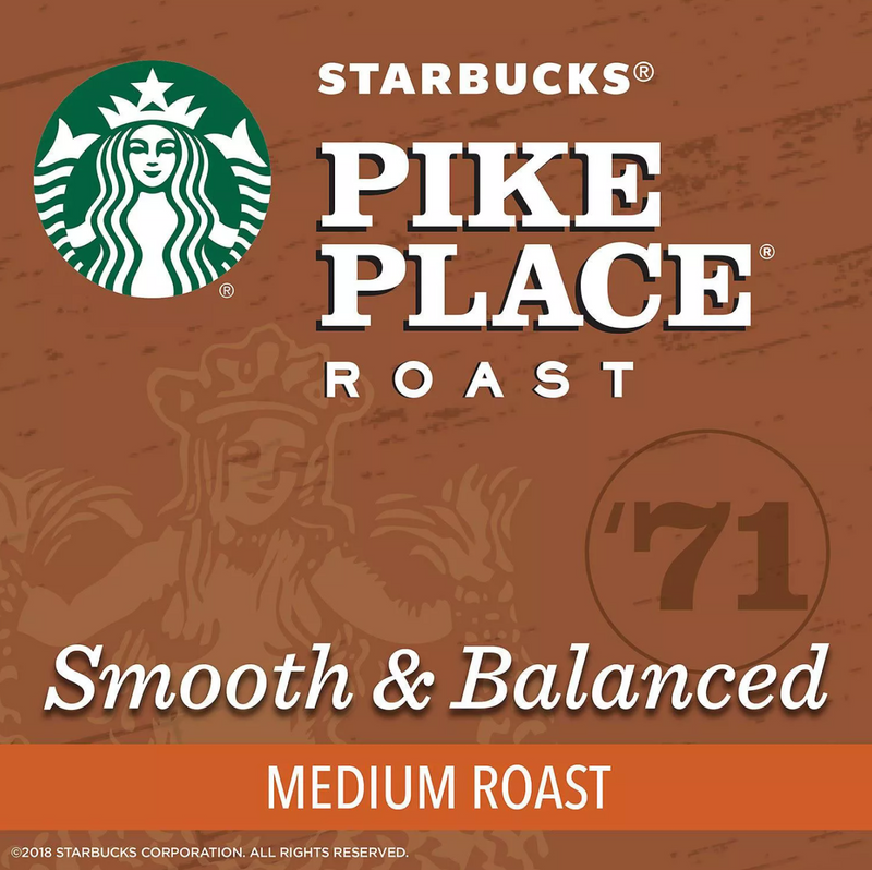 Starbucks Pike Place K-Cups (72 ct)