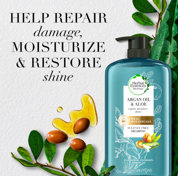 Herbal Essences bio:renew Argan Oil & Aloe Sulfate-Free Shampoo (29.2 fl oz)