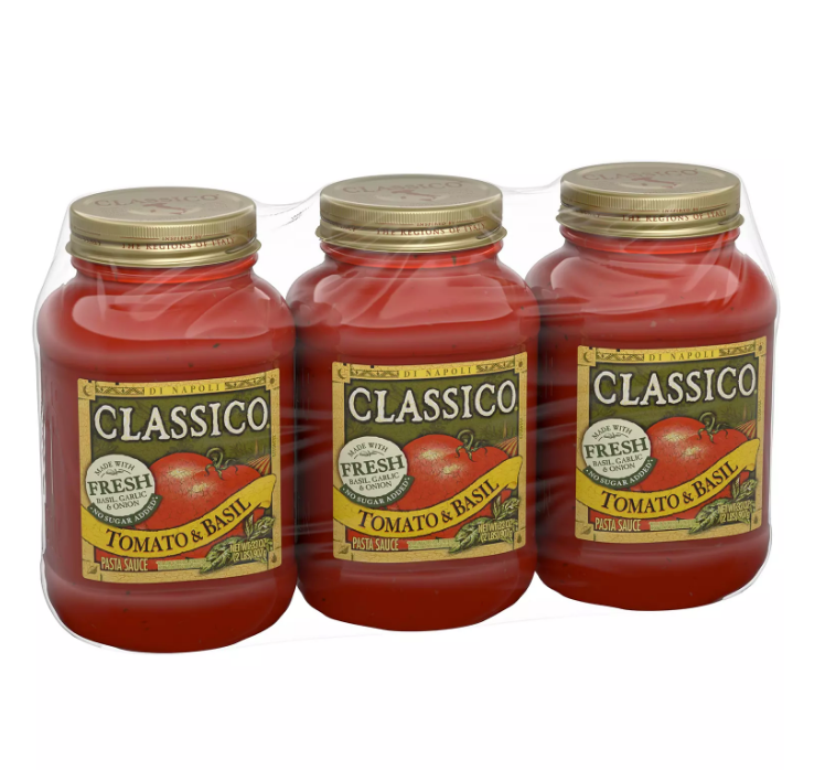 Classico Tomato and Basil Pasta Sauce (32 oz 3 pk)