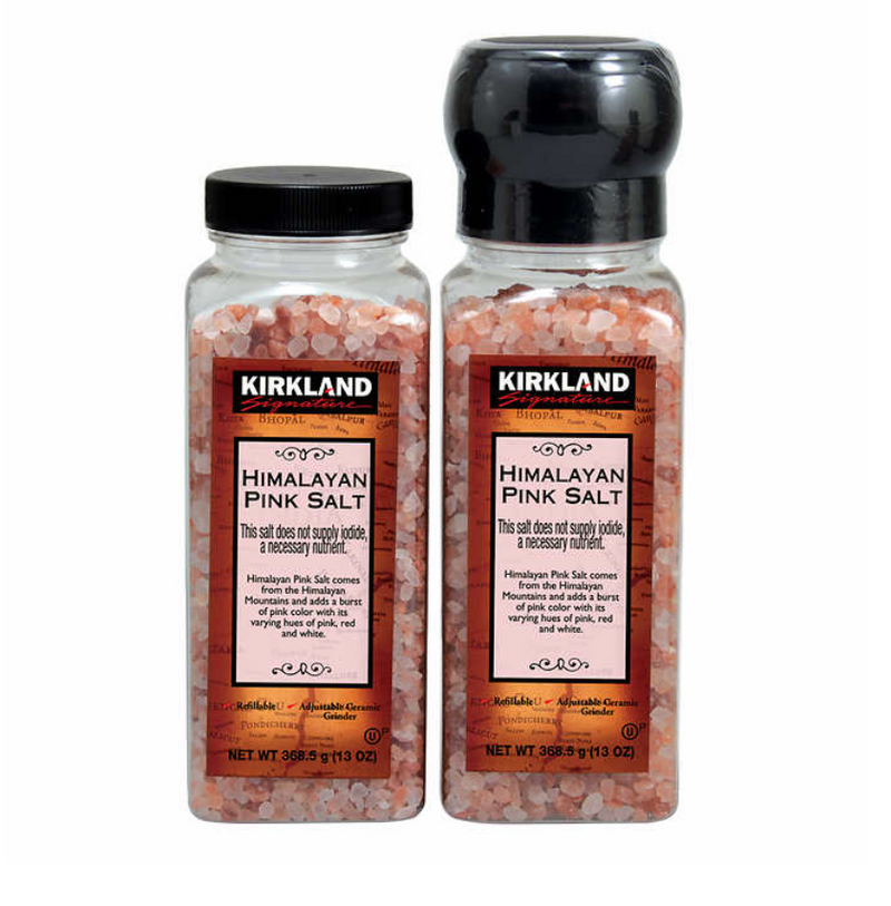 Kirkland Signature Himalayan Pink Salt, Grinder with Refill (26 oz)