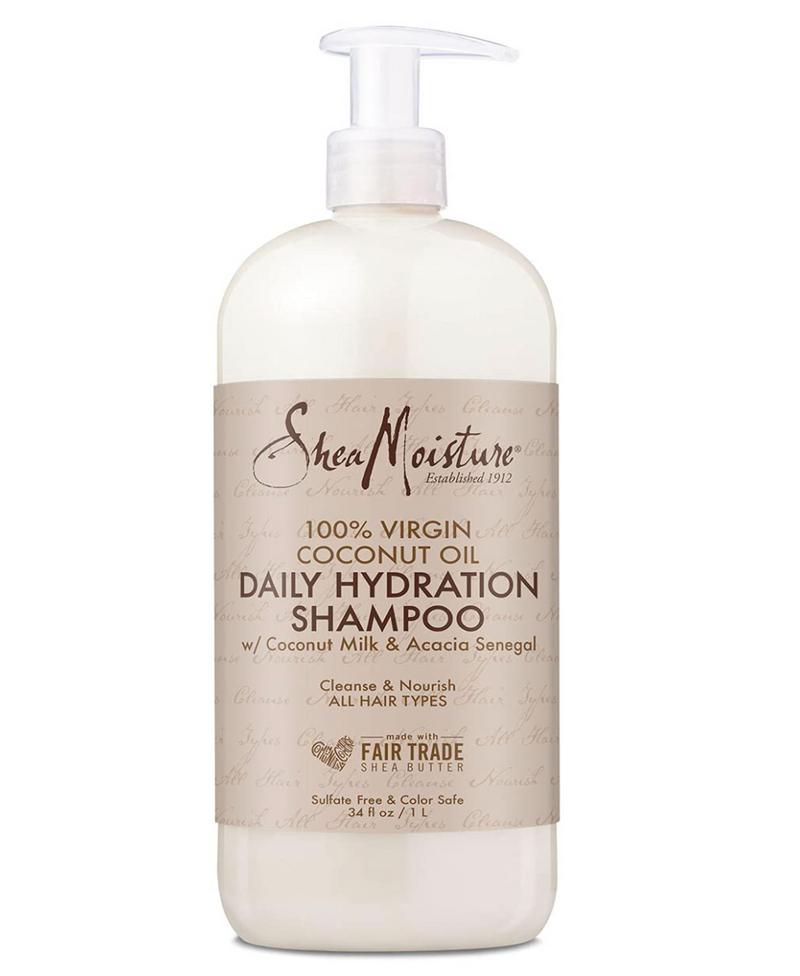 Shea Moisture Daily Hydration Shampoo 100% Virgin Coconut Oil (34 oz)