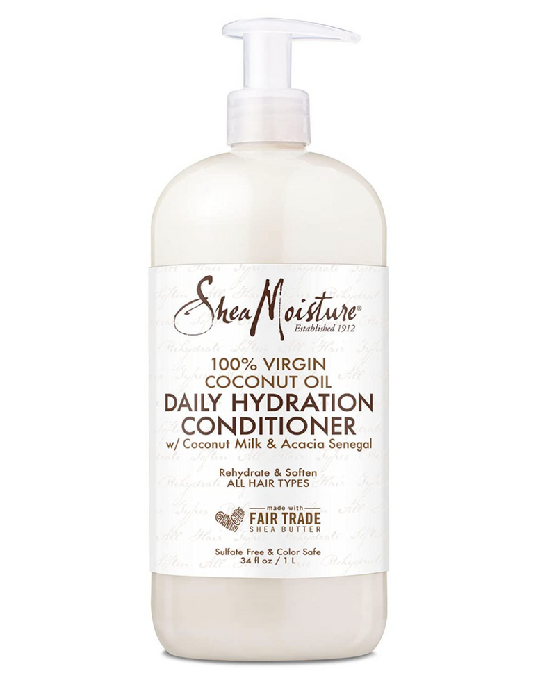 Shea Moisture Daily Hydrating Conditioner 100% Virgin Coconut Oil (34 oz)