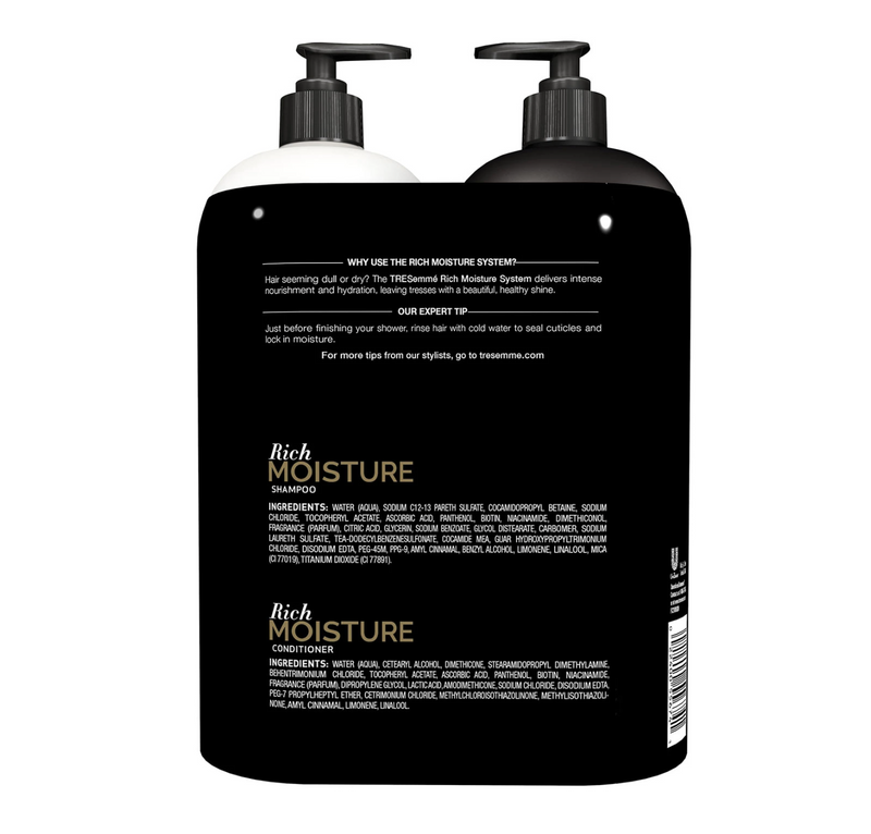 TRESemme Moisture Rich Shampoo & Conditioner Value Pack (40oz 2pk)