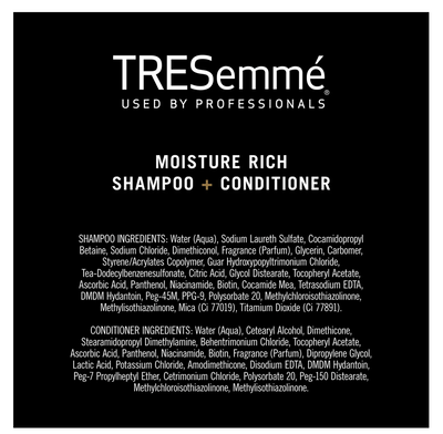 TRESemme Moisture Rich Shampoo & Conditioner Value Pack (40oz 2pk)