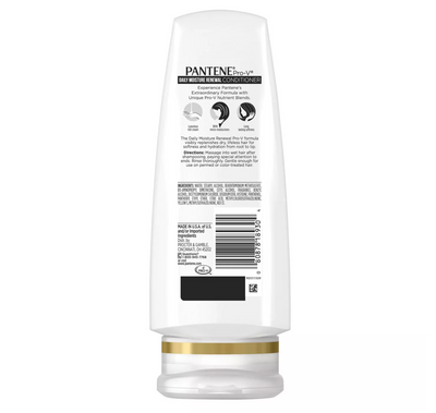 Pantene Pro-V Daily Moisture Renewal Shampoo and Conditioner Bundle (Total 24.6 fl oz 2pk)