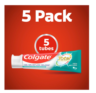 Colgate Total Fresh Mint Stripe Gel Toothpaste (6.0 oz 5 pk)