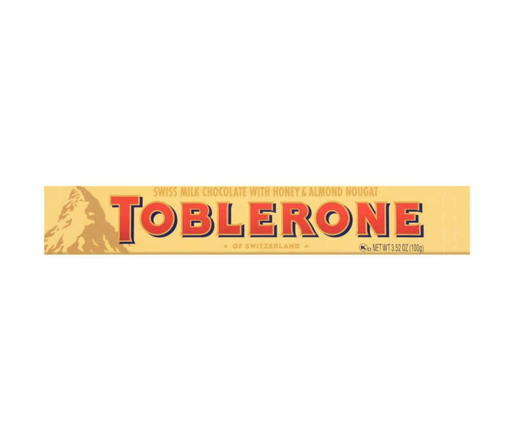 Product of Toblerone Swiss Milk Chocolate with Honey & Almond Nougat 6 Ct.  3.52 oz.