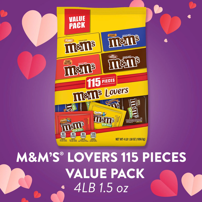 M&M's Chocolate Variety Mix (65.5 Oz., 115 Ct.) 