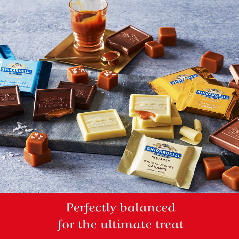 GHIRARDELLI Chocolate Caramel Squares Assortment  (16.1 Oz)