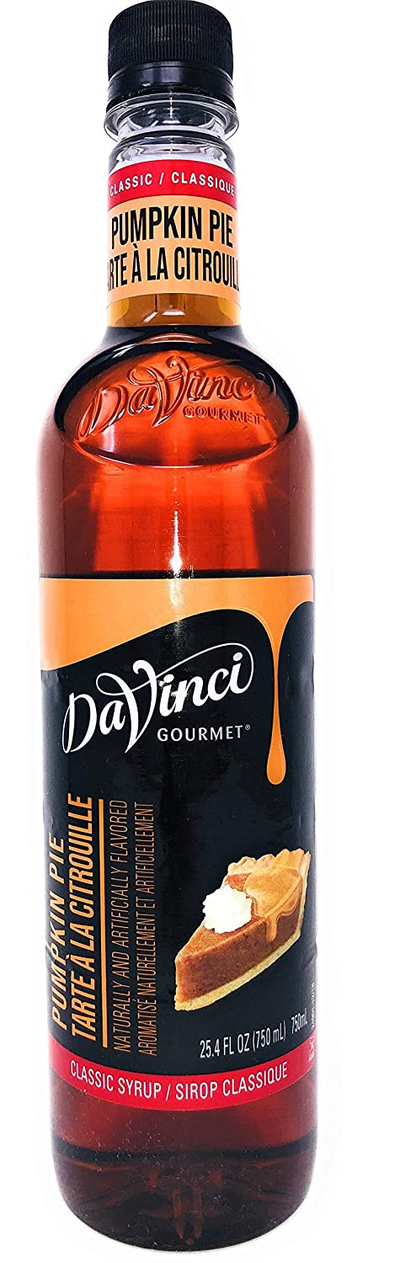 Davinci Gourmet Pumpkin Pie Beverage Syrup (750 ml)