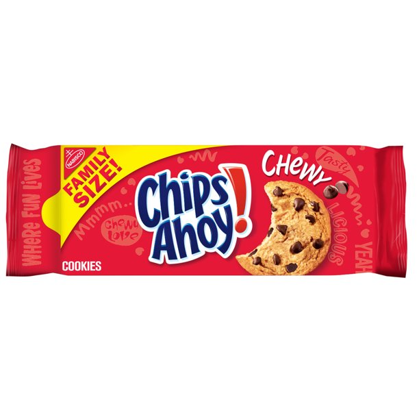 Chips Ahoy! Chewy Chocolate Chip Cookies, Family Size 19.5 Oz