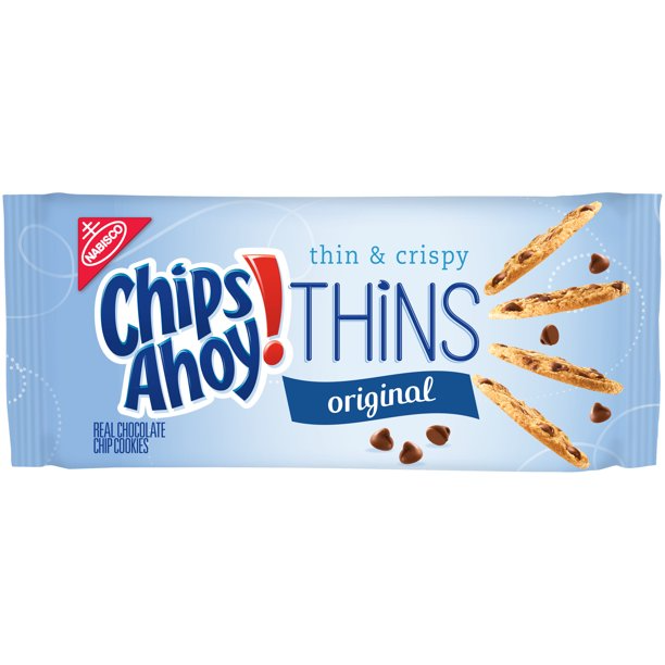 Chips Ahoy! Thins Original Chocolate Chip Cookies 1 Resealable Pack (7 Oz)