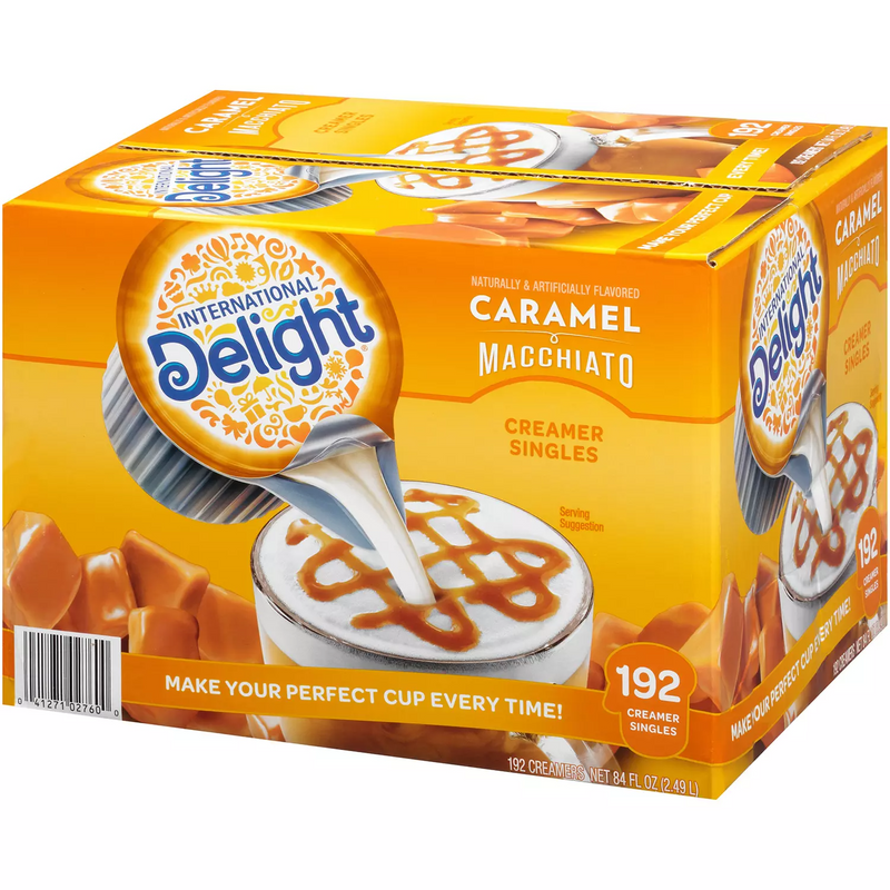 International Delight Caramel Macchiato Coffee Creamer Singles (192 ct)