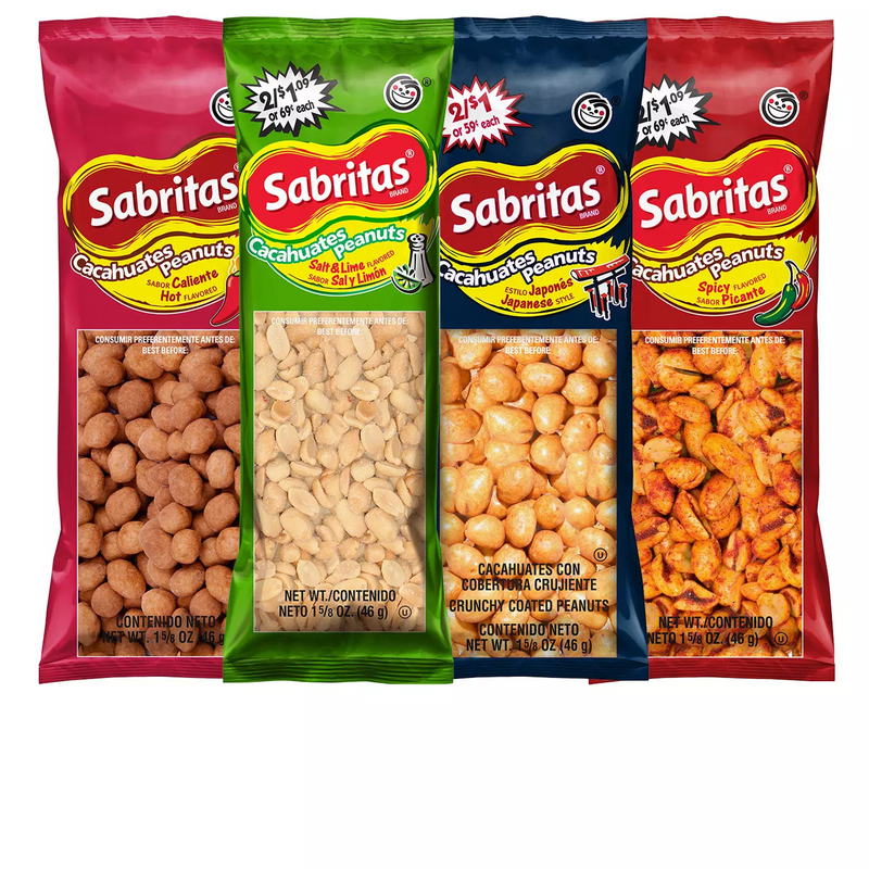 Sabritas Peanuts Variety Pack (30 pk)