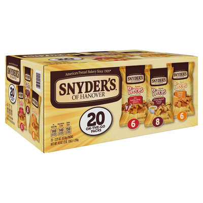 Snyder's of Hanover Pretzel Pieces Variety Pack (2.25 oz 20 ct)