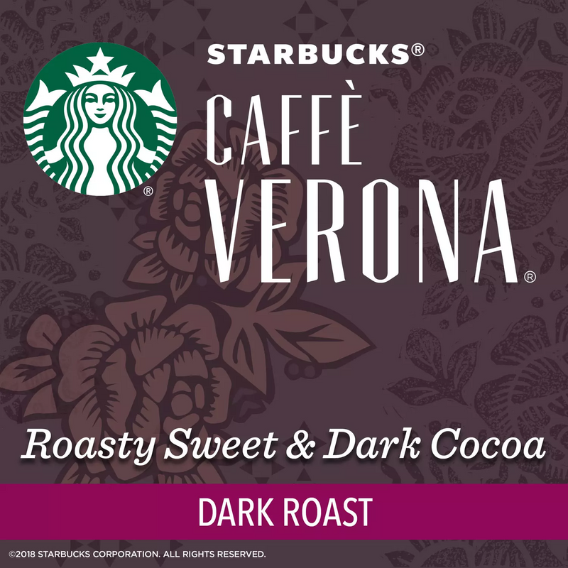 Starbucks Caffe Verona Ground Coffee, Dark Roast (40 oz)