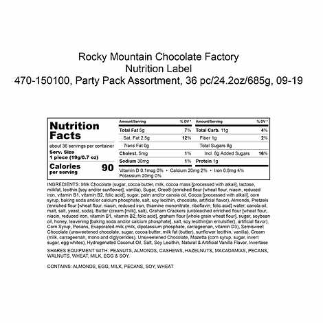 Rocky Mountain Chocolate Factory Party Pack Assortment (1.5 lb)