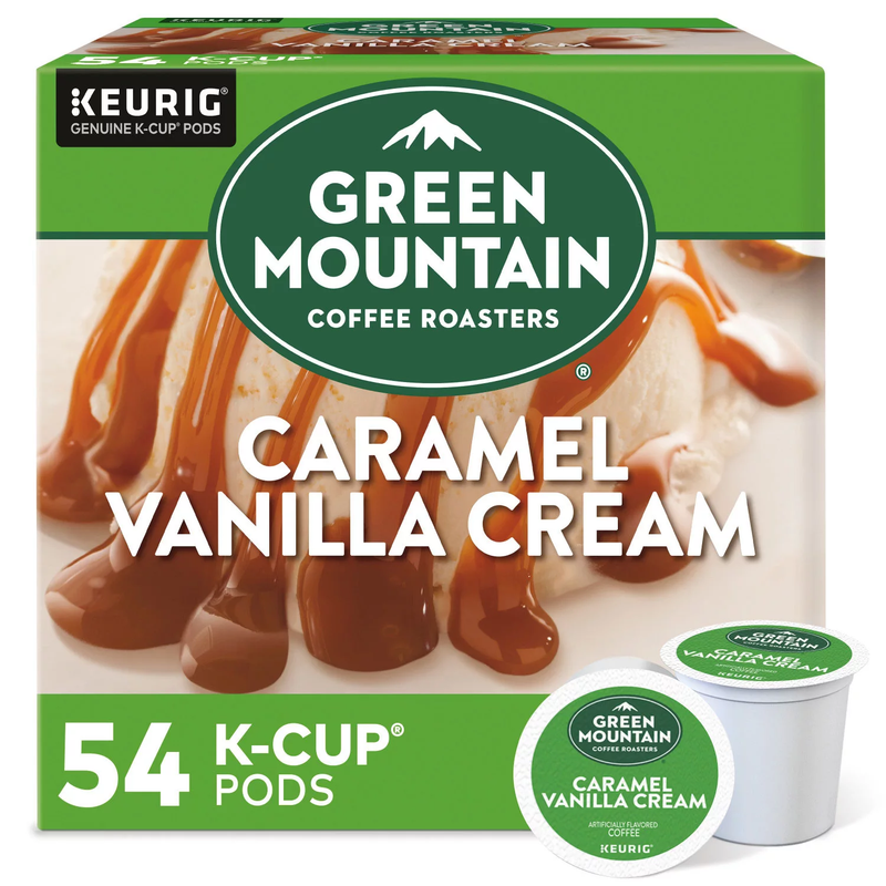 Green Mountain Coffee Single Serve K-Cups Caramel Vanilla Cream (54 ct)