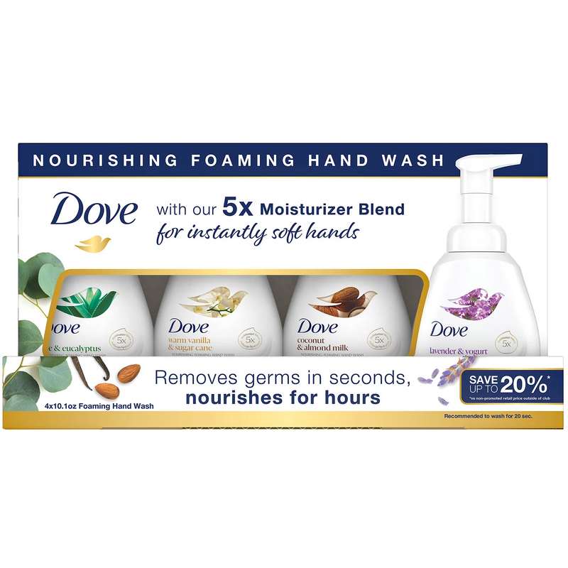 Dove Foaming Liquid Hand Soap (10.1 fl. oz 4 pk)