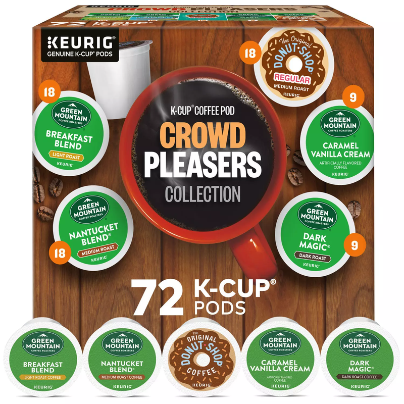 Keurig K-Cup Pod Crowd Pleasers Collection Variety Pack (72 ct)