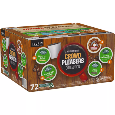 Keurig K-Cup Pod Crowd Pleasers Collection Variety Pack (72 ct)