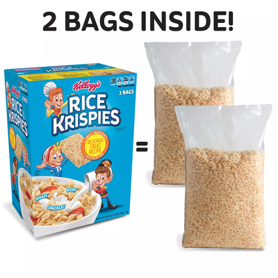 Kellogg's Rice Krispies Breakfast Cereal (42 oz 2 pk)