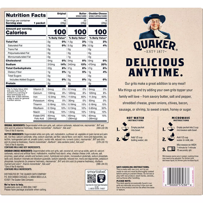 Quaker Instant Grits Variety Pack (46 pk)