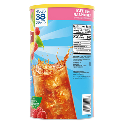 Lipton Sweetened Ice Tea Mix - Raspberry (89.8 oz)