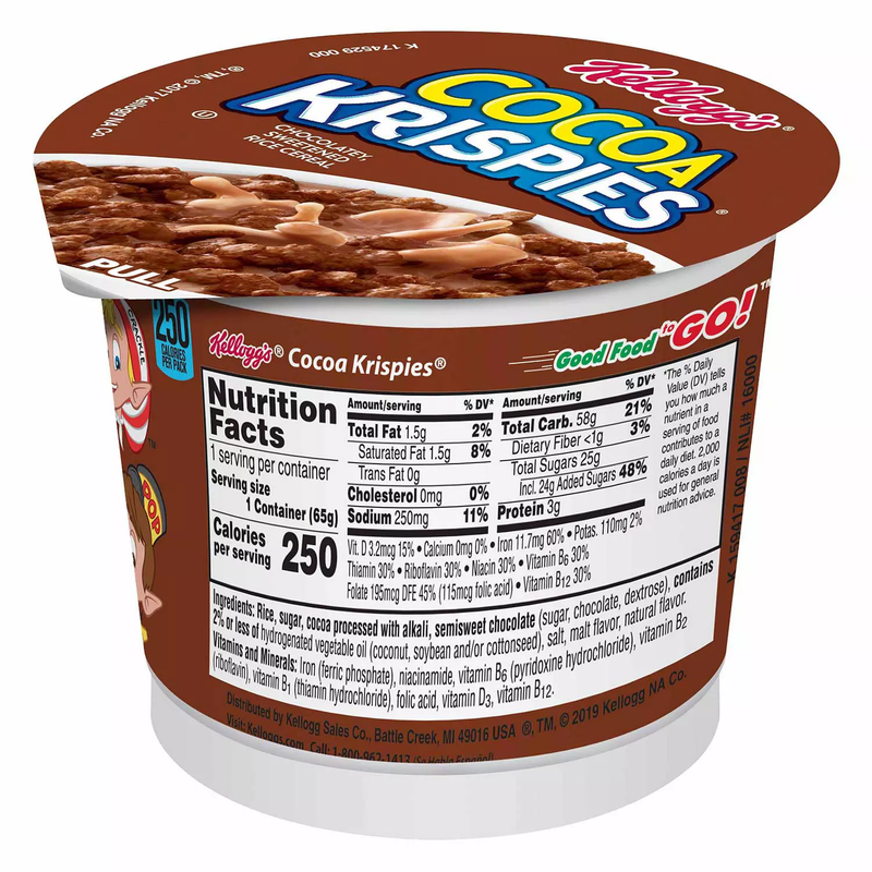 Kellogg’s Cocoa Krispies Breakfast Cereal in a Cup (12 ct)