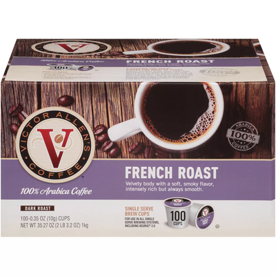 Victor Allen's Single-Serve Cups French Roast (100 ct)