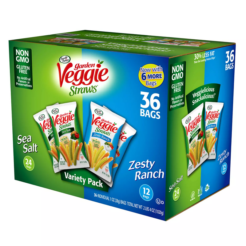 Sensible Portions Veggie Straws Variety Pack (1 oz 36 pk)