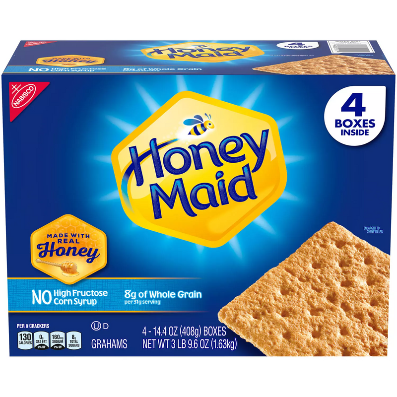 Honey Maid Honey Graham Crackers (14.4 oz 4 pk)