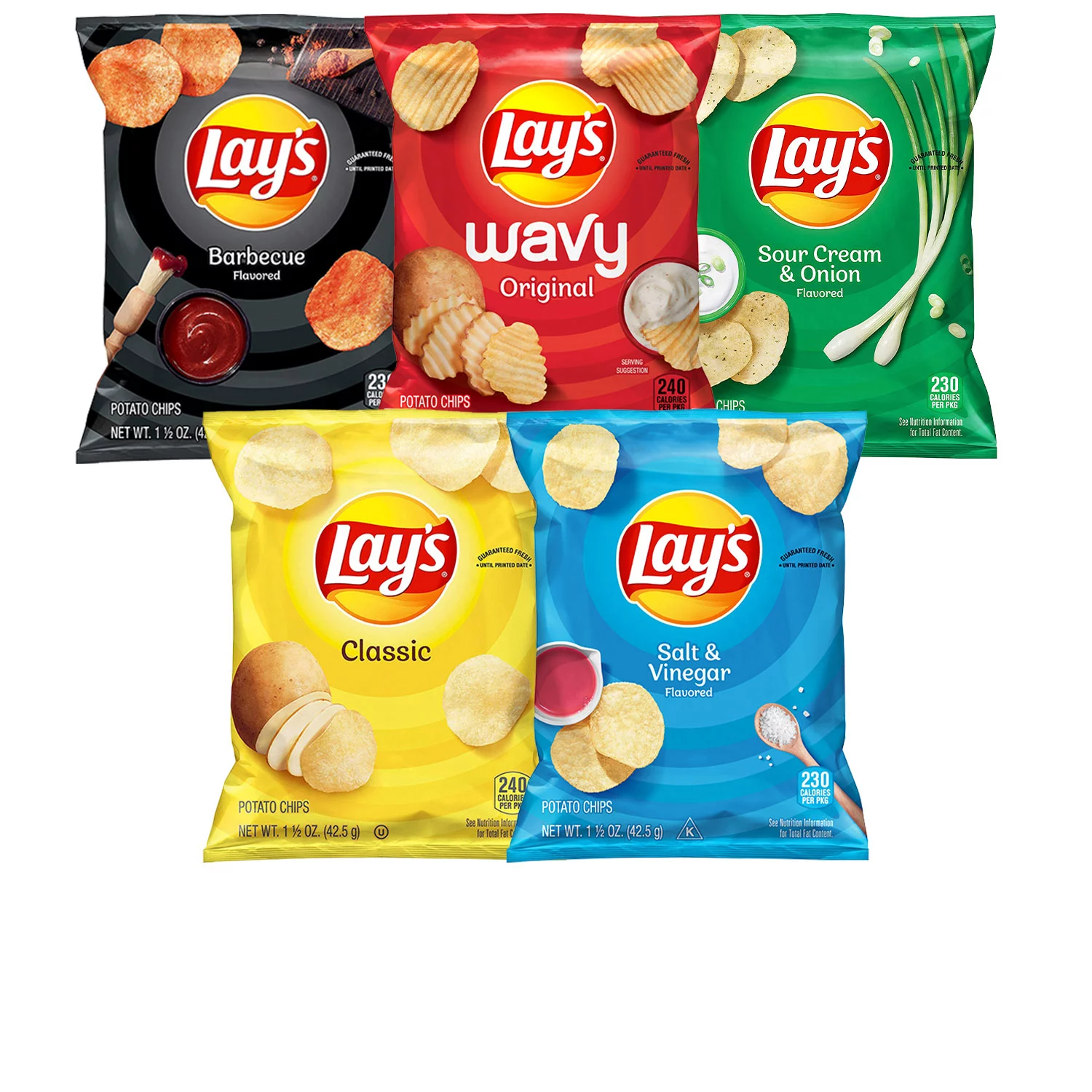 Lay's Mix Potato Chips Variety Pack (30 pk) – Wow Padala