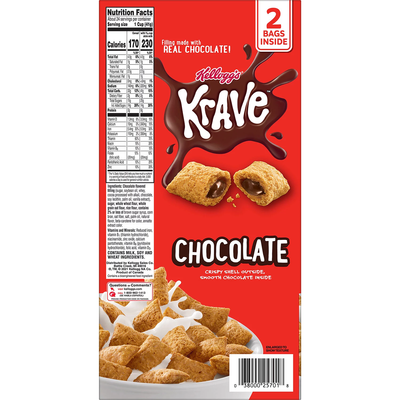 Krave Chocolate Breakfast Cereal (34.6 oz)